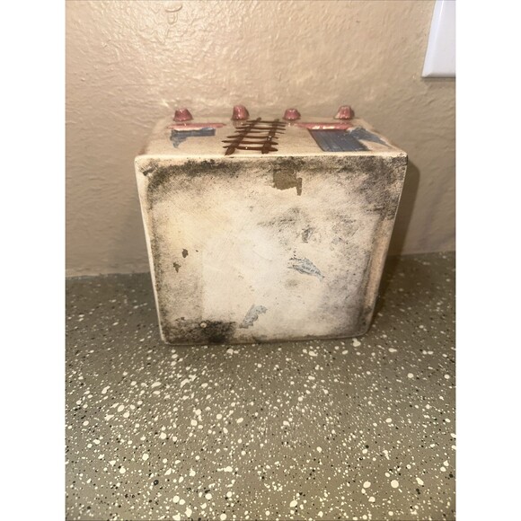 Southwest‎ Native American Pueblo Adobe House Village Cookie Jar ceramic - Picture 7 of 10